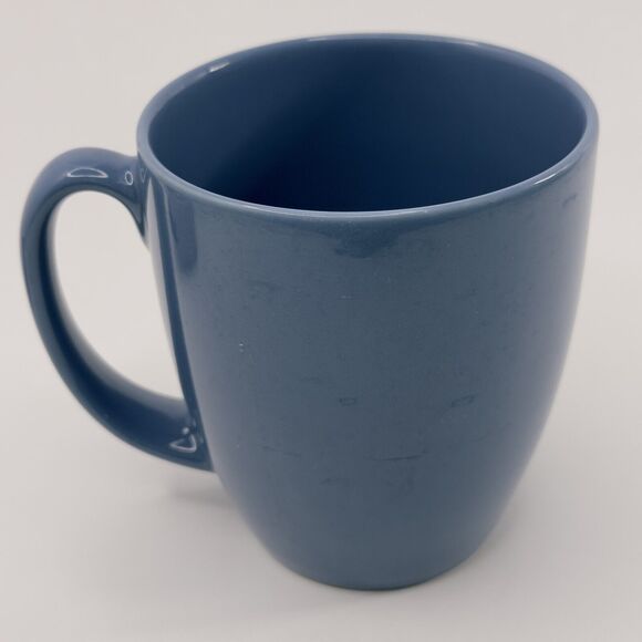 CORELLE Coordinates Stoneware Cup/Mug Ocean Blue 1 Cup VINTAGE - Picture 10 of 10